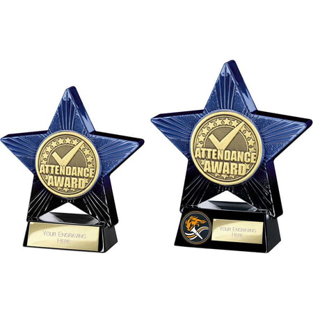 Superstar Attendance Award Blue & Black