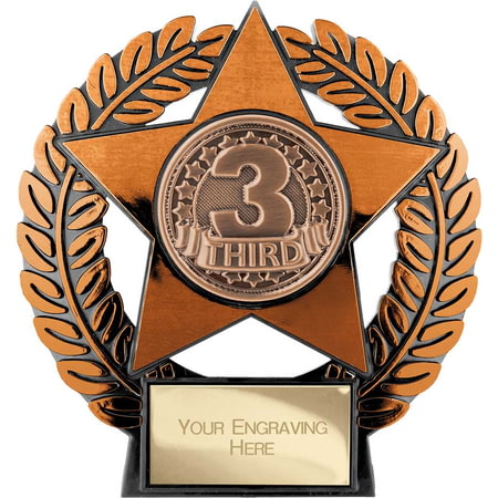 Emperor Star 3rd Place Plaque Bronze 120mm