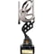 Innov8 Rugby Plastic Trophy Silver & Black